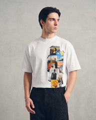 The Wordmark Tee — Blue Wash