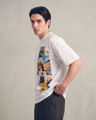 The Wordmark Tee — Blue Wash